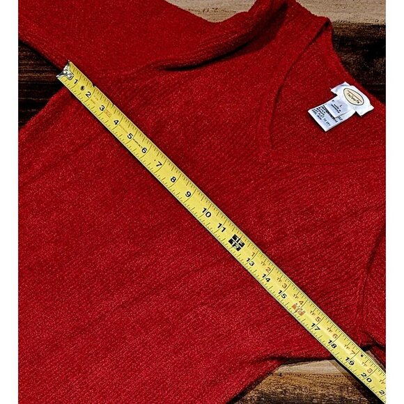 Talbots Red V-Neck Sweater - Picture 5 of 7